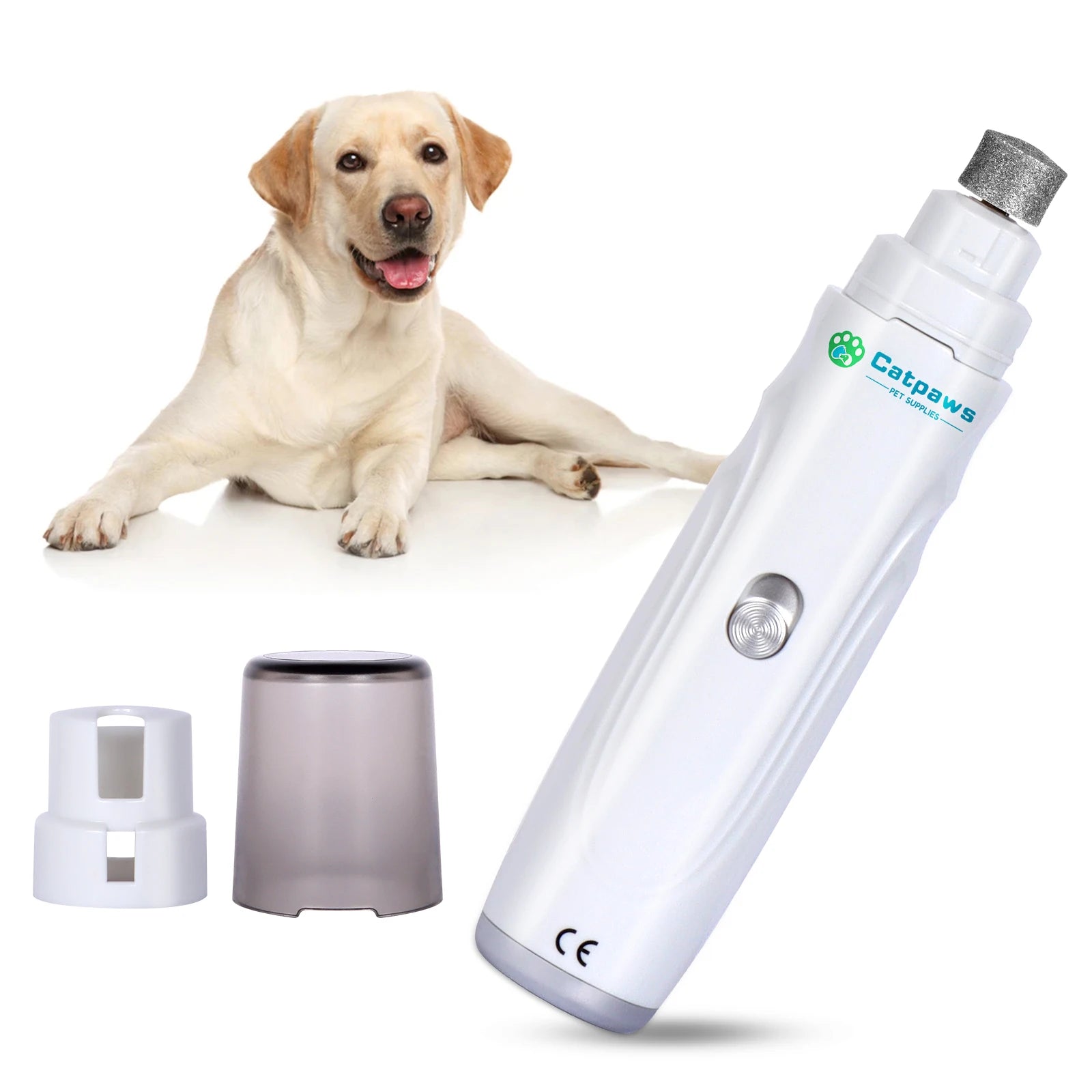 Dog Nail Grinder USB Rechargeable Electric Pet Paws Clipper & Trimmer Painless